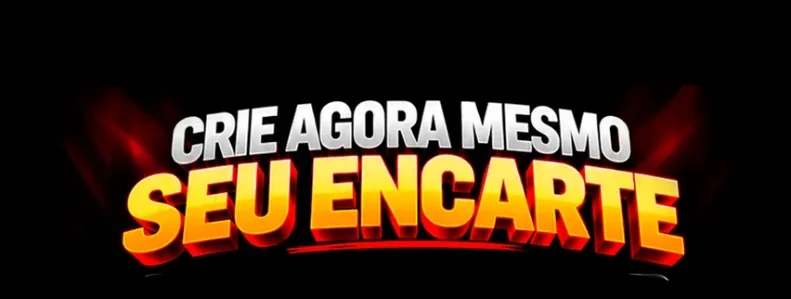Crie agora mesmo seu encarte